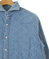 SCROLL（スクロール）カジュアルシャツ 青 サイズ:XL メンズ/2200623498088