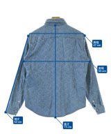 SCROLL（スクロール）カジュアルシャツ 青 サイズ:XL メンズ/2200623498088