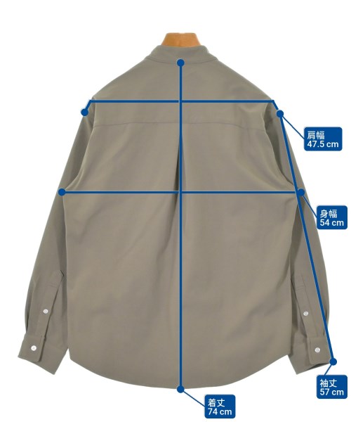 SHIPS any（シップスエニィ）カジュアルシャツ ベージュ サイズ:M メンズ/2200642105059