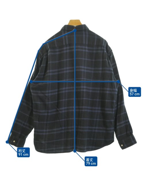 SHIPS any（シップスエニィ）カジュアルシャツ 黒 サイズ:XL メンズ/2200623772096