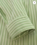 SHIPS any（シップスエニィ）カジュアルシャツ 緑 サイズ:L メンズ/2200626116064