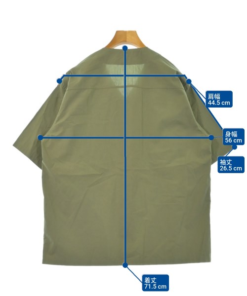 SHIPS any（シップスエニィ）カジュアルシャツ カーキ サイズ:S メンズ/2200618244010