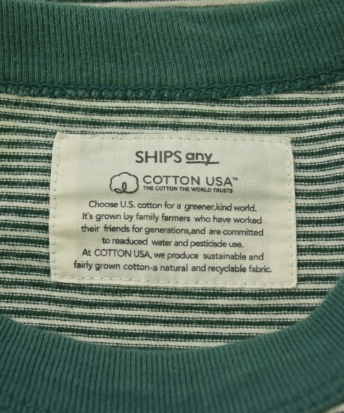 SHIPS any（シップスエニィ）Tシャツ・カットソー 緑 サイズ:XL メンズ/2200618374090