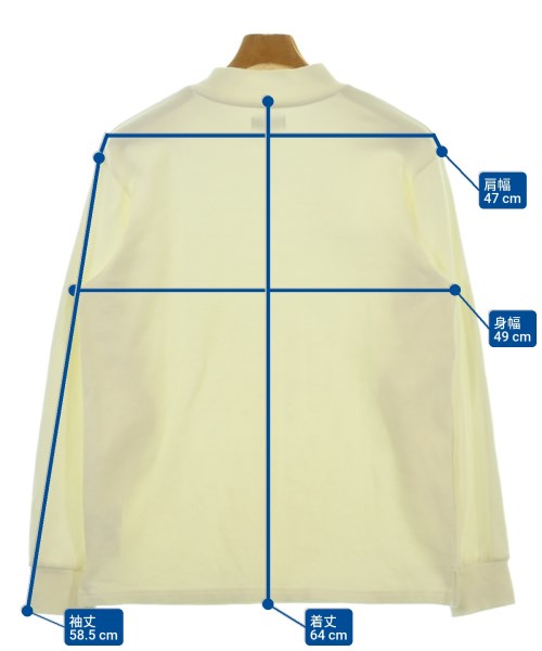 SHIPS any（シップスエニィ）Tシャツ・カットソー 白 サイズ:L メンズ/2200618374182