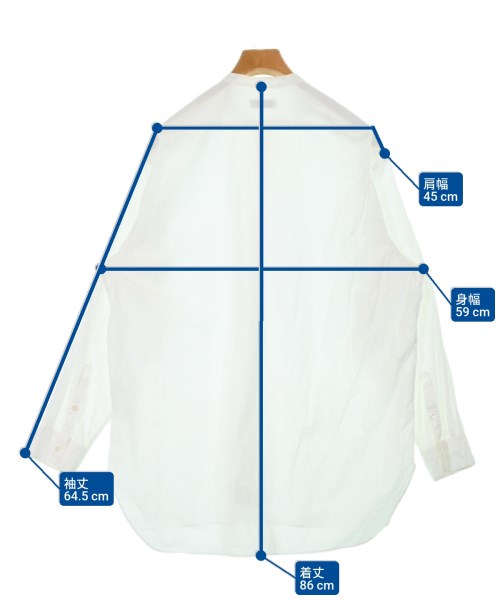 SHIPS any（シップスエニィ）カジュアルシャツ 白 サイズ:L メンズ/2200618374199