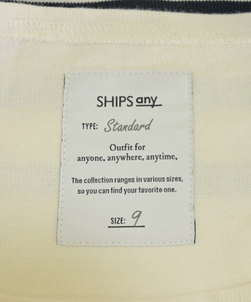 SHIPS any（シップスエニィ）Tシャツ・カットソー 白 サイズ:9(M位) メンズ/2200672691232