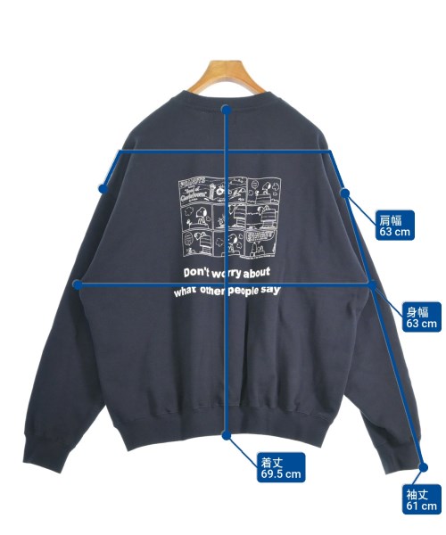 SHIPS any（シップスエニィ）スウェット 紺 サイズ:XL メンズ/2200694421022