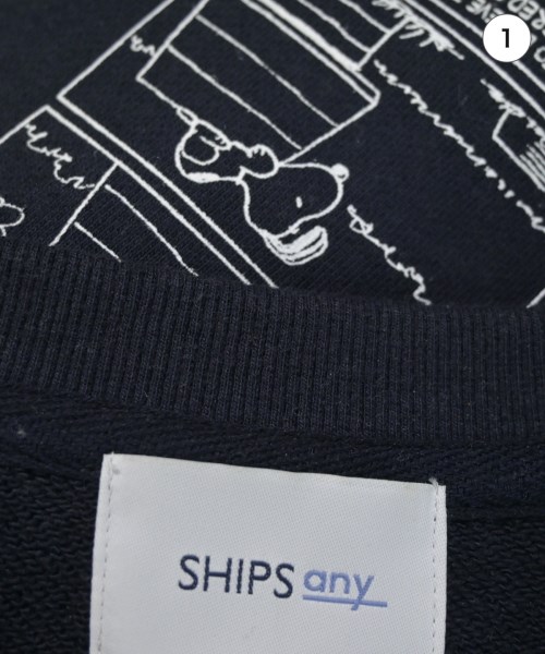 SHIPS any（シップスエニィ）スウェット 紺 サイズ:XL メンズ/2200694421022