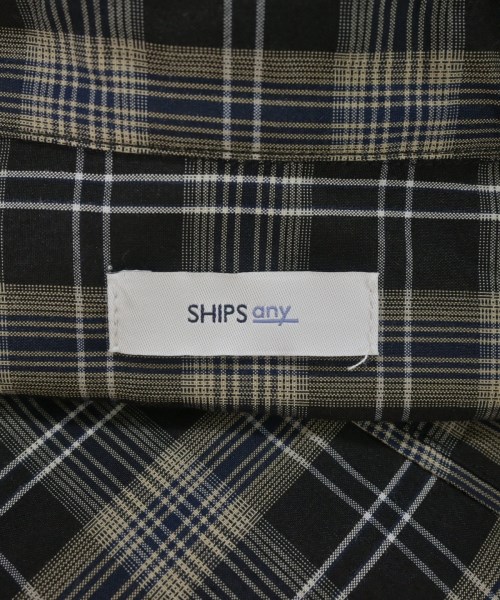 SHIPS any（シップスエニィ）カジュアルシャツ 黒 サイズ:L メンズ/2200694421084