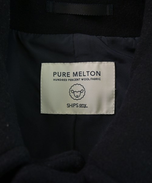 SHIPS any（シップスエニィ）ステンカラーコート 紺 サイズ:L メンズ/2200658046025