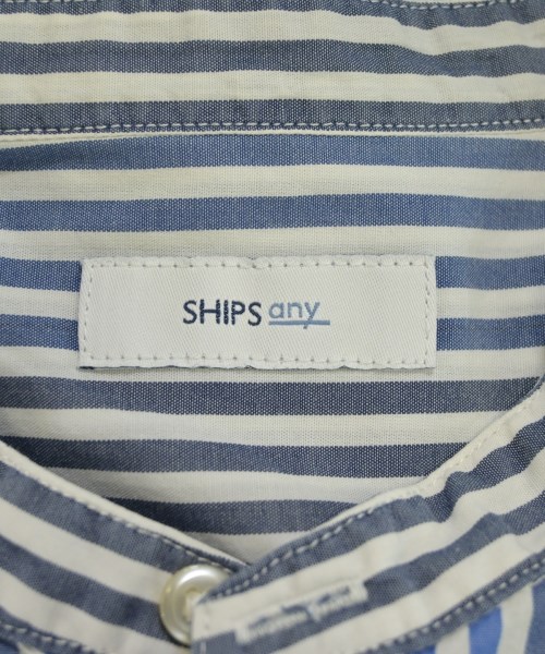 SHIPS any（シップスエニィ）カジュアルシャツ 青 サイズ:M メンズ/2200715066096