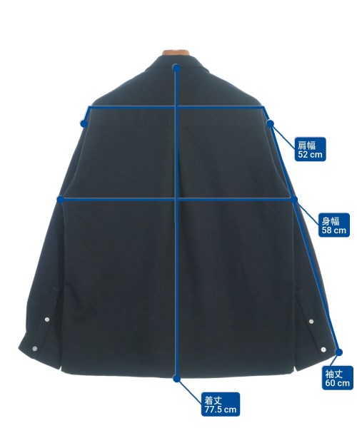 SHIPS any（シップスエニィ）ポロシャツ 黒 サイズ:L メンズ/2200651222037