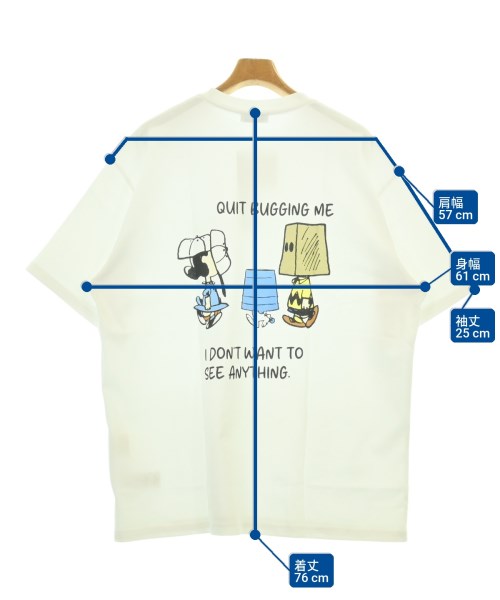 SHIPS any（シップスエニィ）Tシャツ・カットソー 白 サイズ:XL メンズ/2200731069088