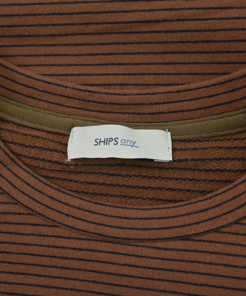 SHIPS any（シップスエニィ）Tシャツ・カットソー 茶 サイズ:L メンズ/2200683793055