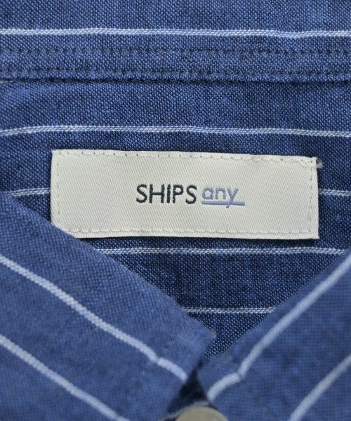 SHIPS any（シップスエニィ）カジュアルシャツ 青 サイズ:L メンズ/2200688791131