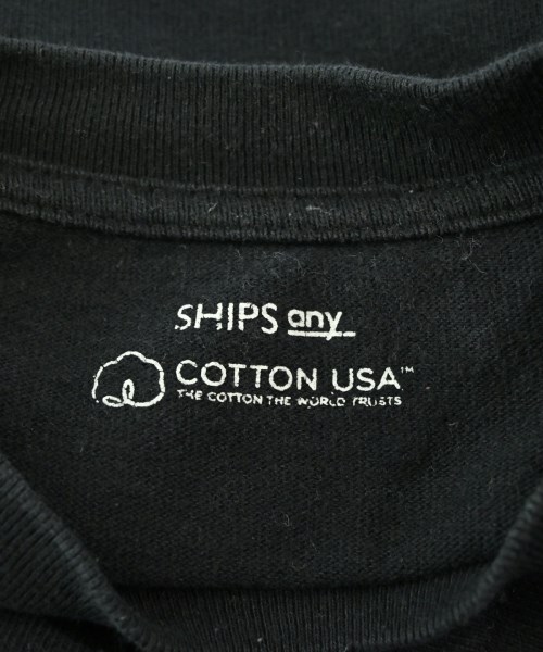SHIPS any（シップスエニィ）Tシャツ・カットソー 黒 サイズ:S メンズ/2200692613047
