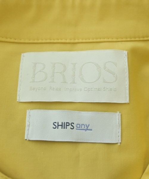SHIPS any（シップスエニィ）カジュアルシャツ 黄 サイズ:M メンズ/2200682716079
