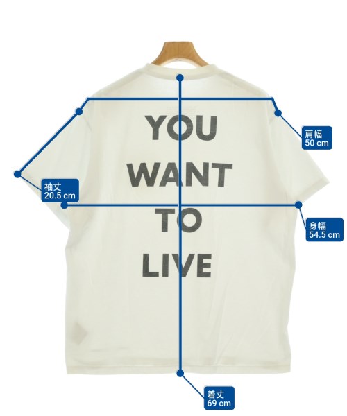 Sky High Farm Workwear（スカイハイファームワークウェア）Tシャツ・カットソー 白 サイズ:S メンズ/2200670155804