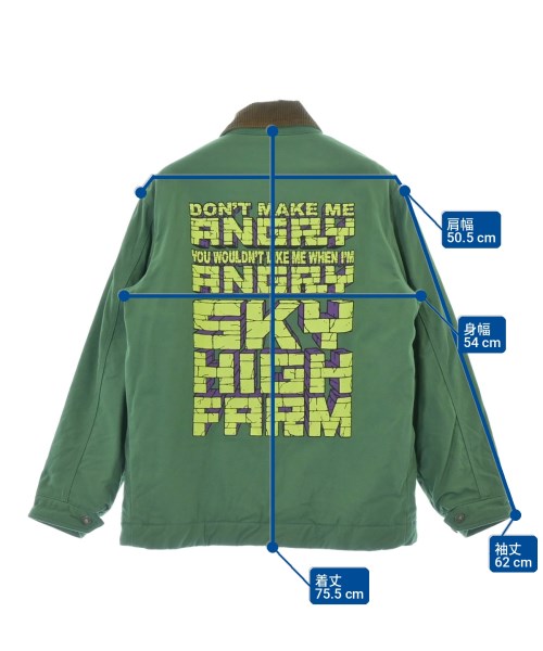 Sky High Farm Workwear（スカイハイファームワークウェア）カバーオール 緑 サイズ:XS メンズ/2200722710043