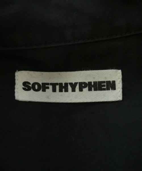 SOFTHYPHEN（ソフトハイフン）カジュアルシャツ 黒 サイズ:1(S位) メンズ/2200676364033
