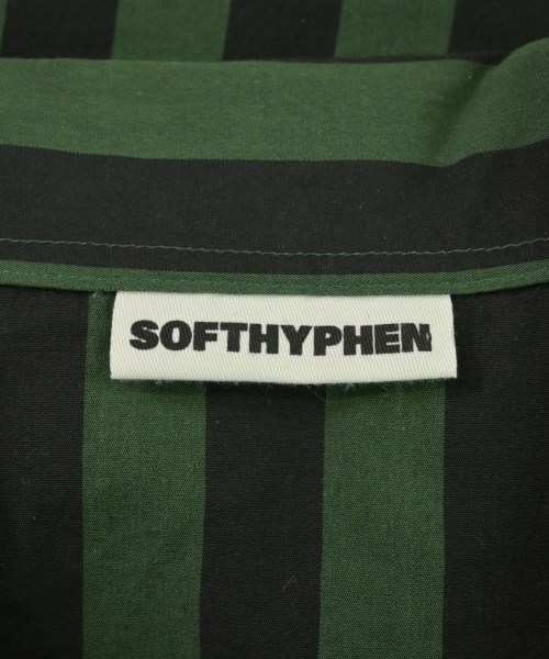 SOFTHYPHEN（ソフトハイフン）カジュアルシャツ 緑 サイズ:03(L位) メンズ/2200696863394