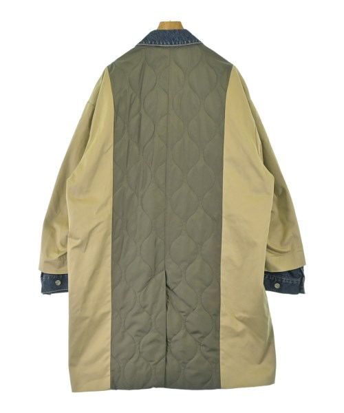 SOFTHYPHEN（ソフトハイフン）ステンカラーコート カーキ サイズ:3(L位) メンズ/2200664222055