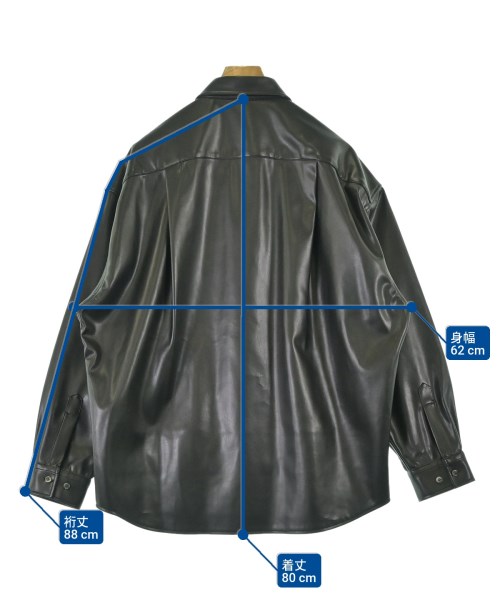 SOFTHYPHEN（ソフトハイフン）カジュアルシャツ 黒 サイズ:2(M位) メンズ/2200664222406