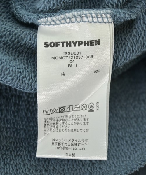 SOFTHYPHEN（ソフトハイフン）パーカー 青 サイズ:4(XL位) メンズ/2200719936043