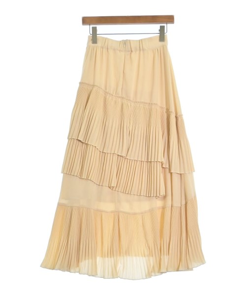 Stylevoice for xxx（スタイルヴォイスフォー）ひざ丈スカート オレンジ サイズ:F レディース/2200637276054