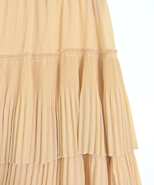 Stylevoice for xxx（スタイルヴォイスフォー）ひざ丈スカート オレンジ サイズ:F レディース/2200637276054