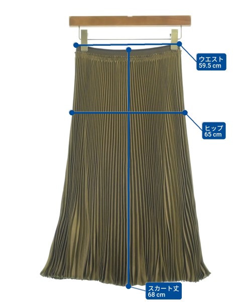 Theory Project（セオリープロジェクト）ロング・マキシ丈スカート カーキ サイズ:P(S位) レディース/2200620271127