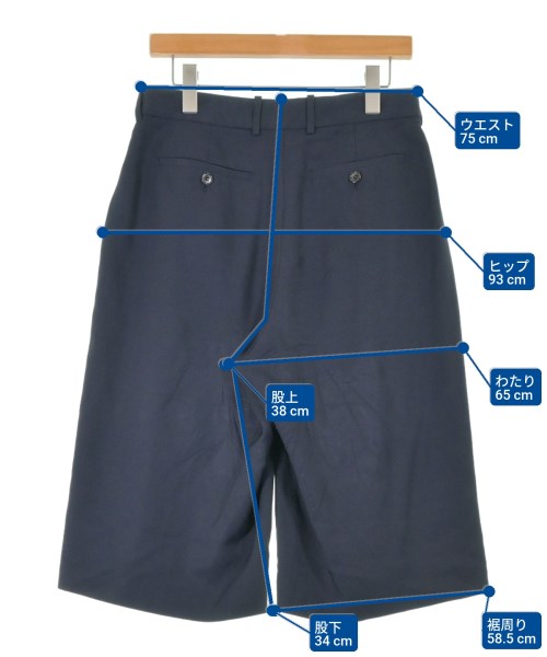 Theory Project（セオリープロジェクト）クロップドパンツ 紺 サイズ:2(M位) レディース/2200667366022