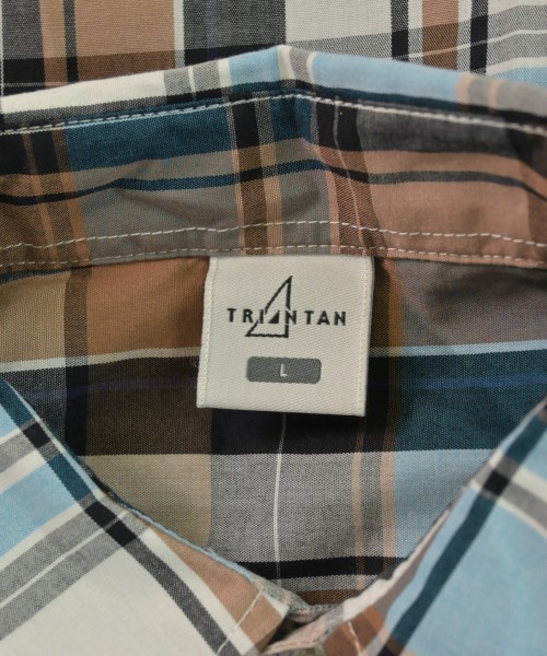 TRIANTAN（トライアンタン）カジュアルシャツ 紺 サイズ:L メンズ/2200607023633