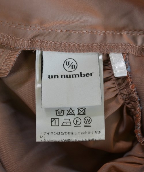 un number（アンナンバー）ワンピース 茶 サイズ:F レディース/2200722002186