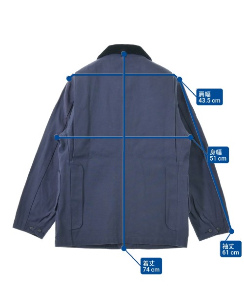 UNIVERD72（ユニバード７２）カバーオール 紺 サイズ:40(M位) メンズ/2200528765018