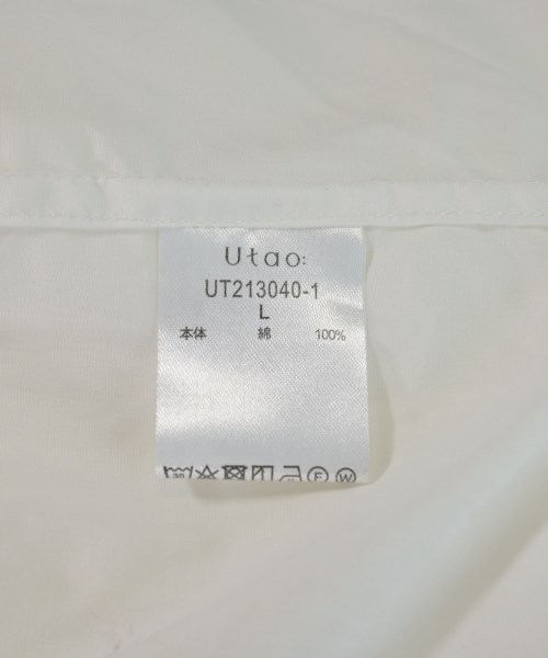 Utao:（ウタオ）カジュアルシャツ 白 サイズ:L レディース/2200621841022