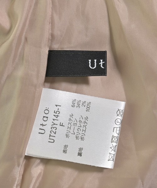 Utao:（ウタオ）スラックス ベージュ サイズ:F レディース/2200706286120