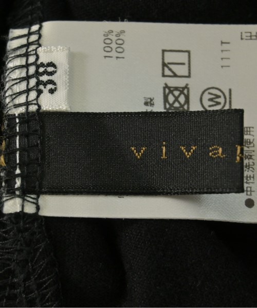 vivapresto（ヴィヴァプレスト）Tシャツ・カットソー 黒 サイズ:38(M位) レディース/2200723914037