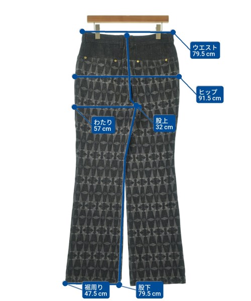 8ON8（エイトオンエイト）デニムパンツ 黒 サイズ:M メンズ/2200670783427