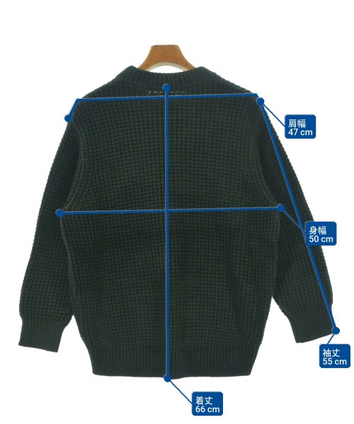 ABYTS（エーバイティエス）ニット・セーター 緑 サイズ:1(S位) メンズ/2200639797069