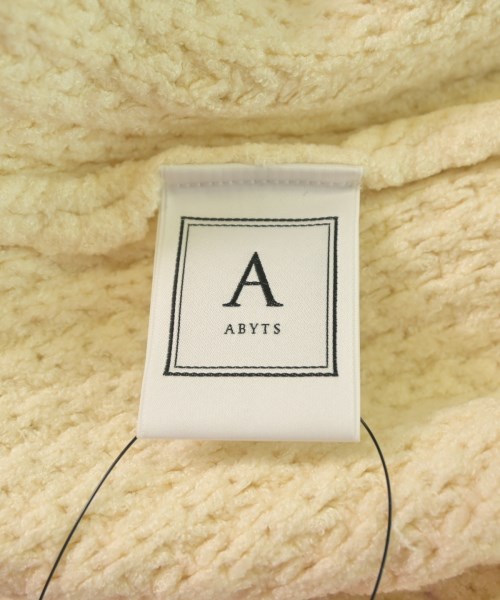 ABYTS（エーバイティエス）ニット・セーター 白 サイズ:1(S位) メンズ/2200639797076