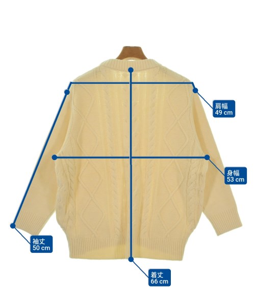 ABYTS（エーバイティエス）ニット・セーター 白 サイズ:1(S位) メンズ/2200639797083