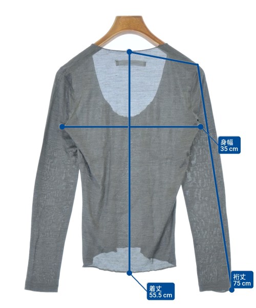 ALBERTO MARANI（アルベルトマラニ）Tシャツ・カットソー グレー サイズ:38(S位) レディース/2200690640083