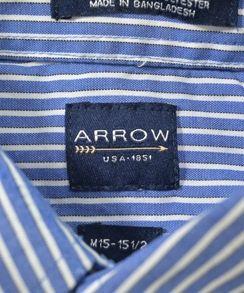 ARROW（アロー）カジュアルシャツ 青 サイズ:M メンズ/2200608670027