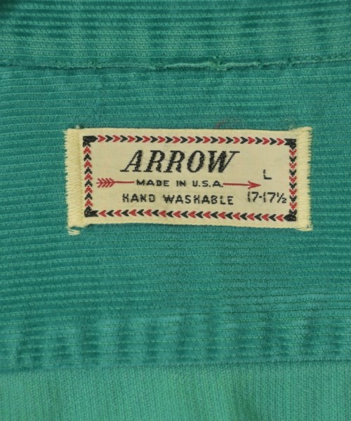 ARROW（アロー）カジュアルシャツ 緑 サイズ:L メンズ/2200618896035
