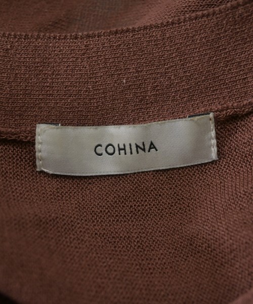 COHINA（コヒナ）カーディガン 茶 サイズ:-(M位) レディース/2200624641025