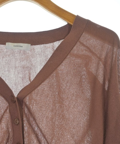 COHINA（コヒナ）カーディガン 茶 サイズ:-(M位) レディース/2200624641025