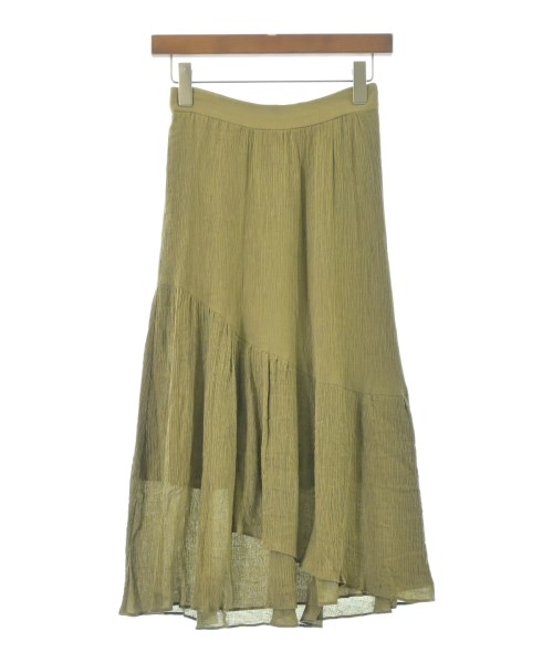 COHINA(コヒナ)ロング・マキシ丈スカート カーキ サイズ:XS/2200671840068