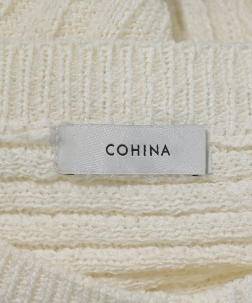 COHINA（コヒナ）カーディガン 白 サイズ:F レディース/2200699494021