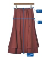 COHINA（コヒナ）ロング・マキシ丈スカート 赤 サイズ:S レディース/2200659645067